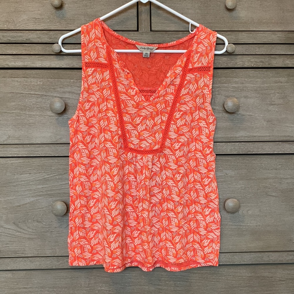 Lucky Brand Orange Tank